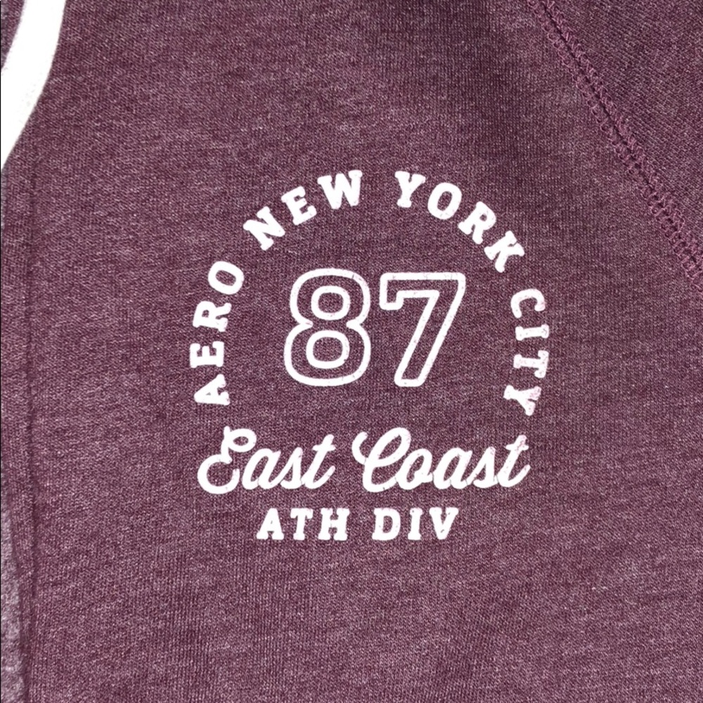 Aeropostale burgundy hoodie